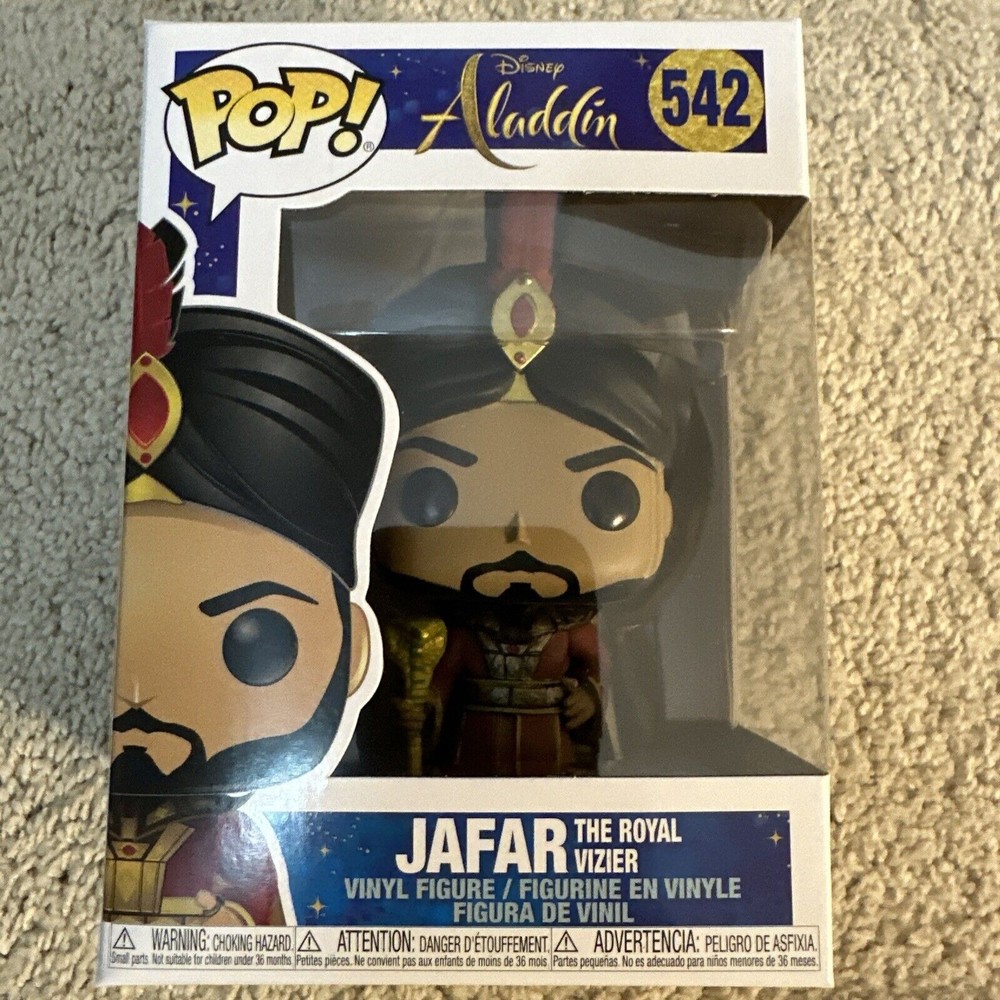 Funko Pop! Disney Aladdin Jafar The Royal Vizier #542 Vinyl Figure In Box